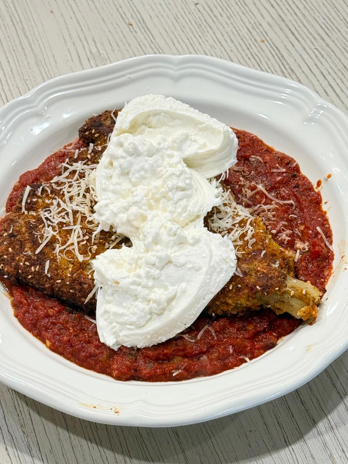 Ahavat Ava’s Smoky Eggplant Parm