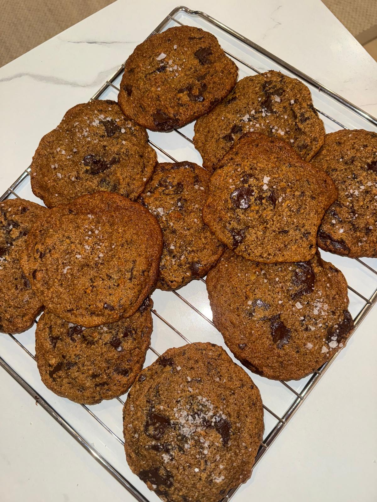 Browned Butter Banana Bread Muffin Top Cookies