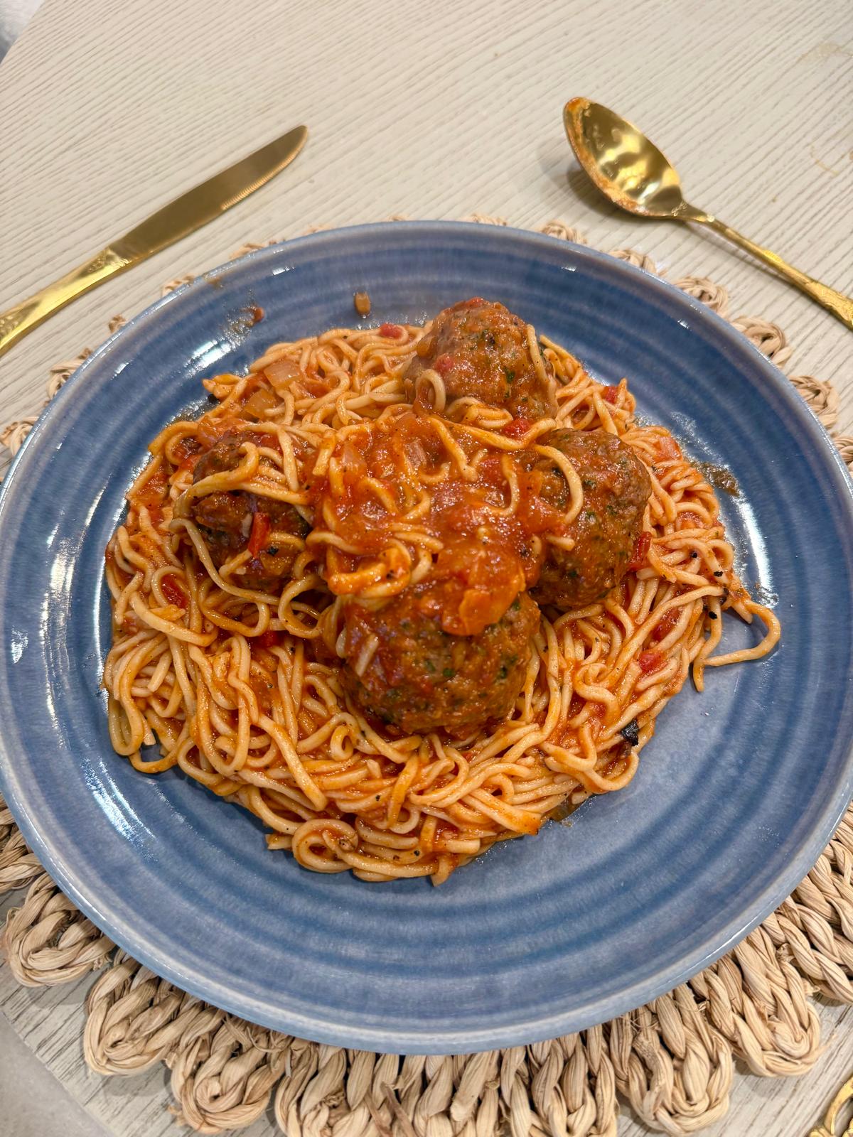 Ava’s Elevated Sourdough Spaghetti & Meatballs